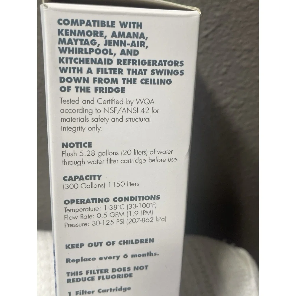 Arrowpure Refrigerator Water Filter Whirlpool  Maytag & Kenmore 46-9006 APF 1100 - Picture 4 of 6